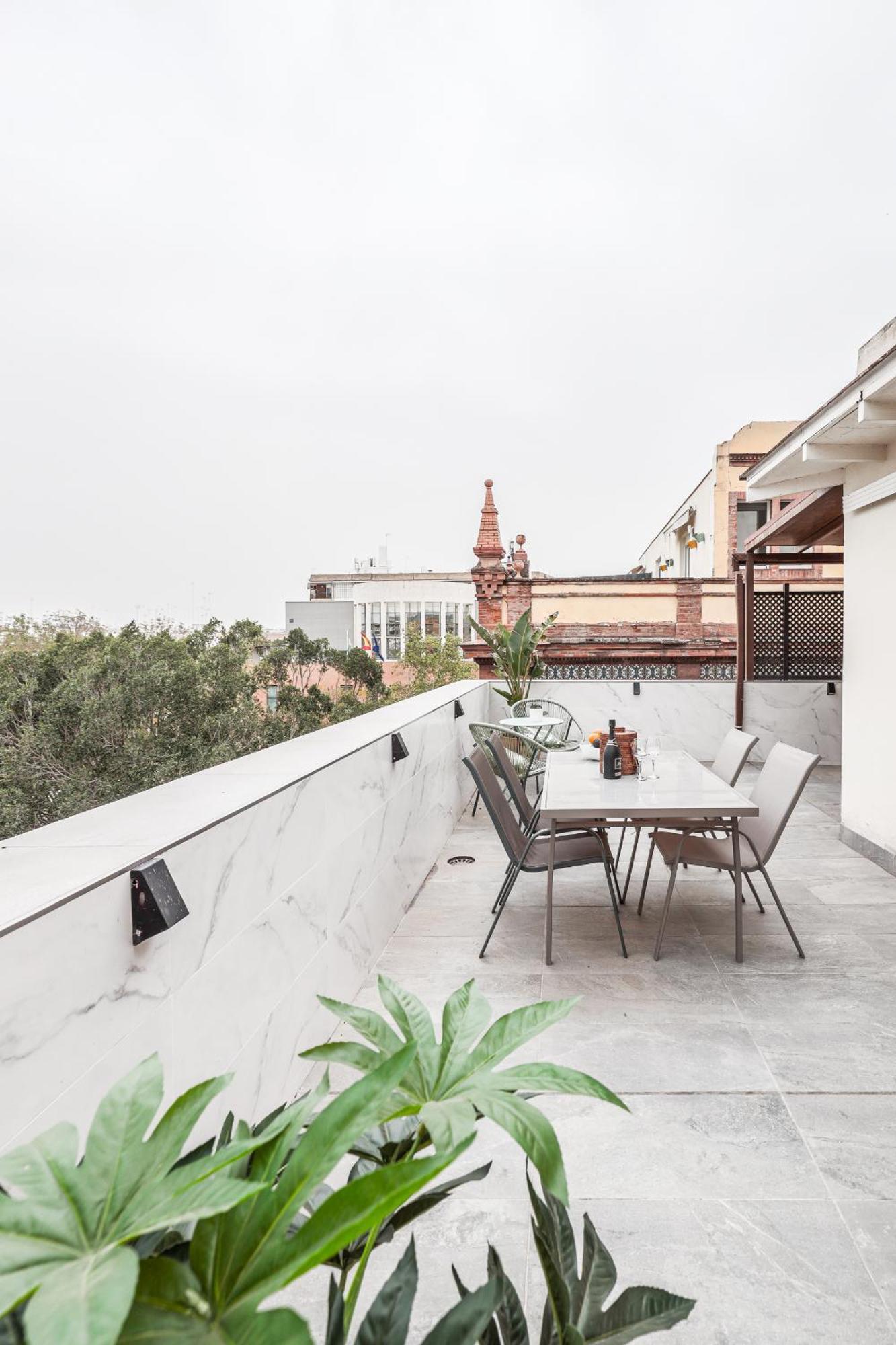 Fantastico Atico 2 Hab Y Gran Terraza Privada Lägenhet Sevilla Exteriör bild