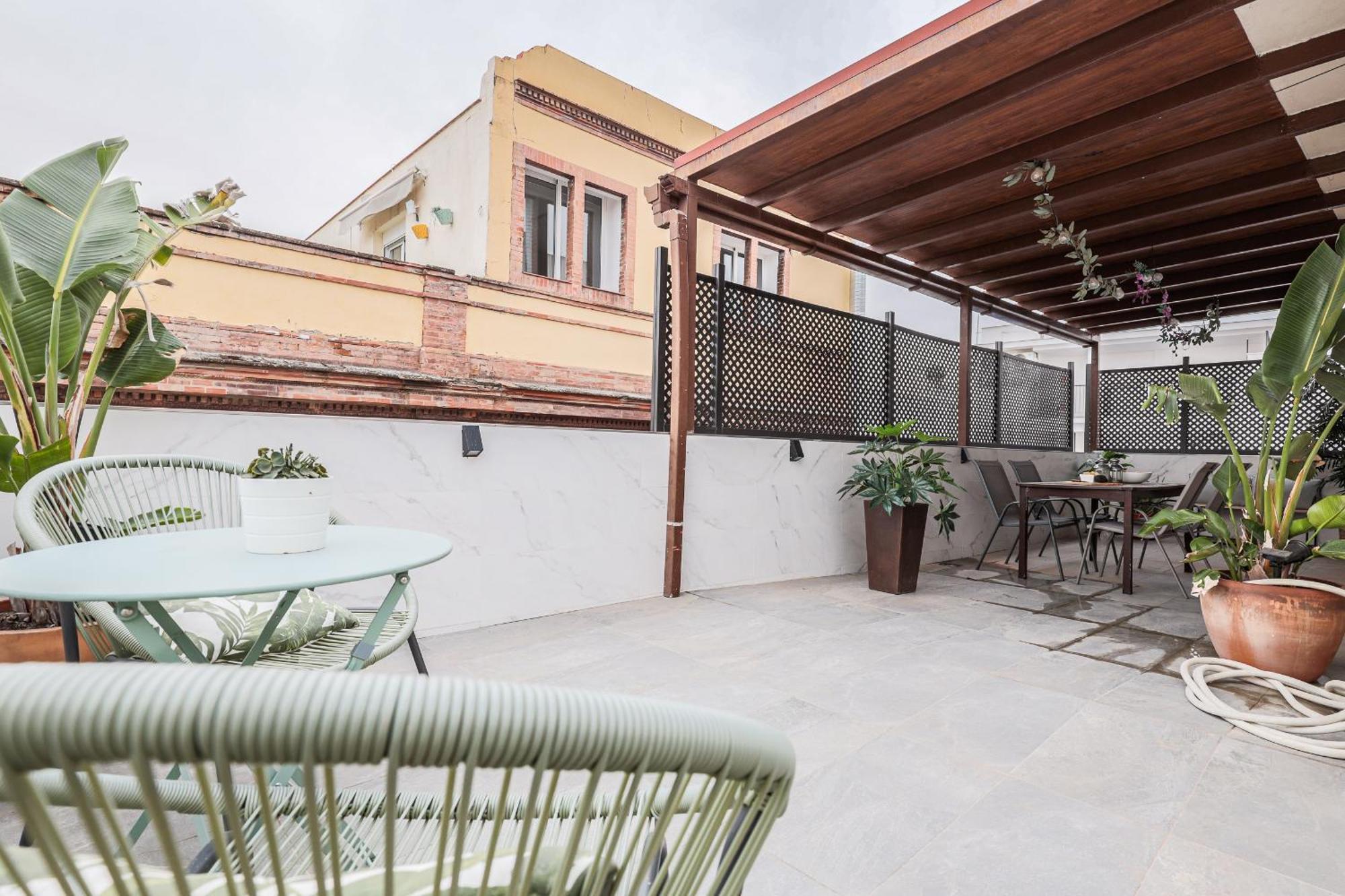 Fantastico Atico 2 Hab Y Gran Terraza Privada Lägenhet Sevilla Exteriör bild